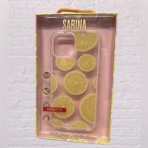 Sarina lemon print case for iPhone 13 Pro max/ 12 pro max NEW